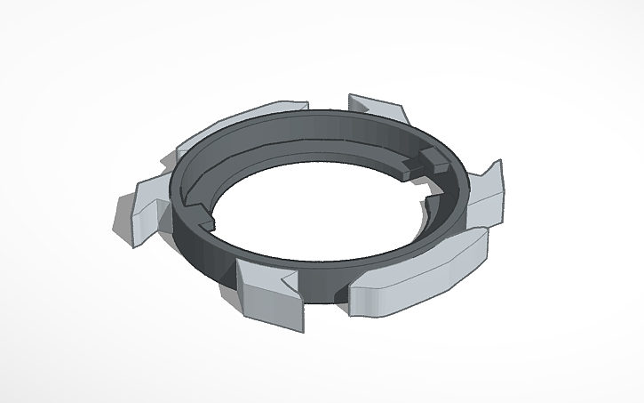 3D design BEYBLADE RAZOR FRAME | Tinkercad