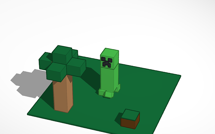 3D design creeper | Tinkercad