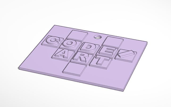 Cad Keychain Design 3D design KeyChain | Tinkercad