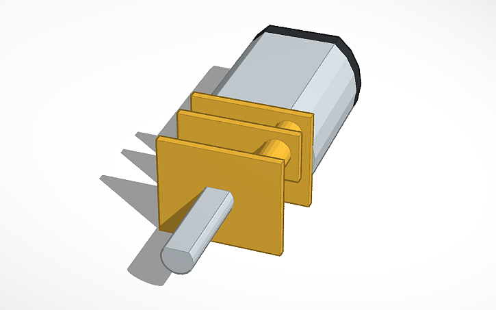 3D design motor - Tinkercad