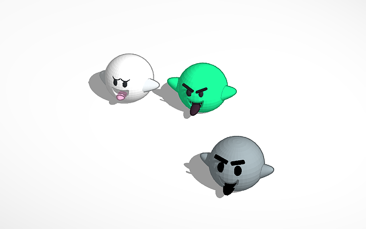 3D design BOO - Tinkercad