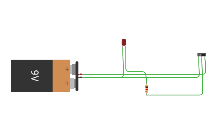 Circuit design Electronic Switch - Tinkercad