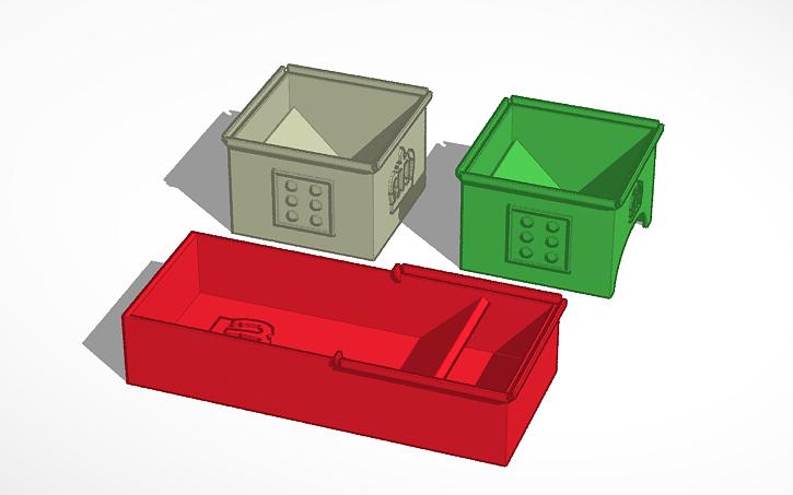 3D design Dice Tower - Tinkercad