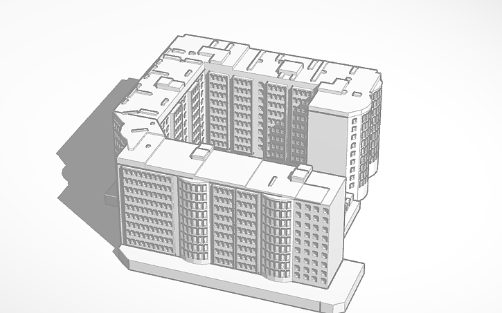 3D design Building - Tinkercad