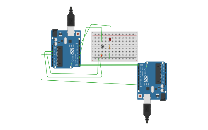 Circuit design UART - Tinkercad