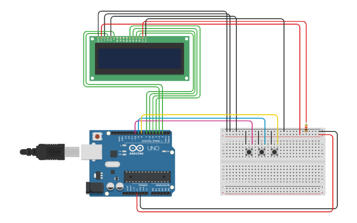 Circuit design Stopwatch | Tinkercad