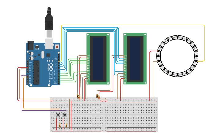Circuit design Reloj Star Trek - Tinkercad