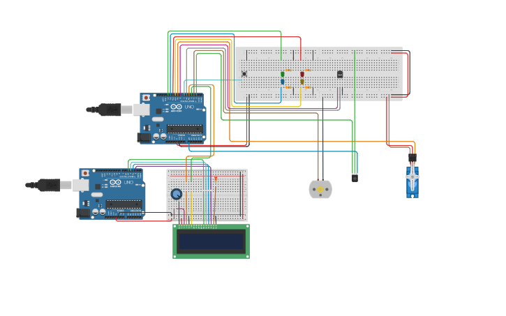 Circuit design Final Project schematic - Tinkercad