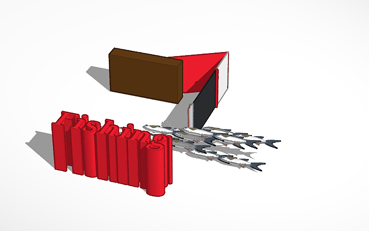 3D design Fishing - Tinkercad