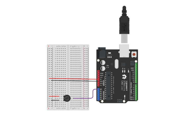 Circuit design №6,1 Перевод значения аналогового сигнала в вольты на ...
