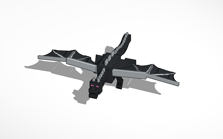 3D design Minecraft Enderdragon #minecraft - Tinkercad