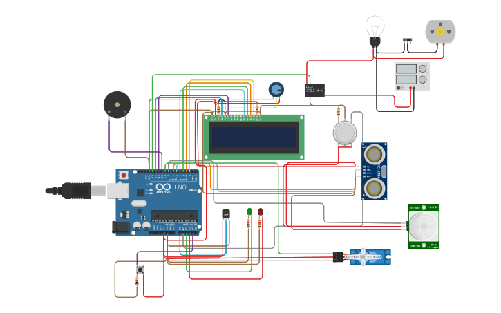 Circuit design Mini Project ARDUINO | Tinkercad