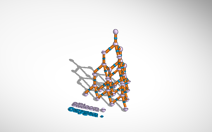 3D design Silicon Dioxide - Tinkercad