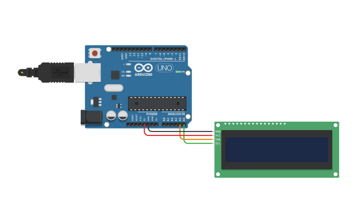 Circuit design #13 Arduino: Trovare l'indirizzo i2c - Tinkercad