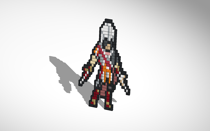 3D design Assassins Creed Altair - Tinkercad