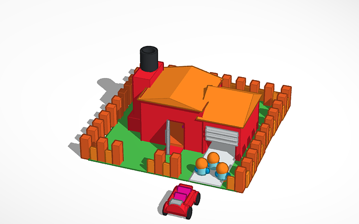 Simple House Tinkercad