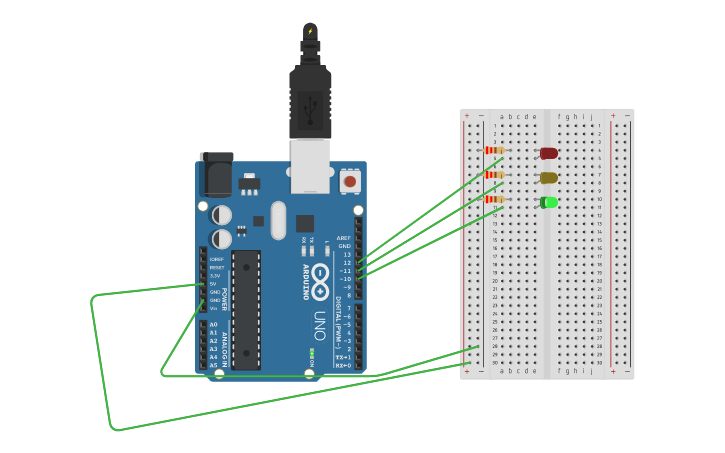 Circuit design arduino 1 | Tinkercad