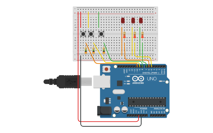 Circuit design Isabella Romero #38 11ºF | Tinkercad