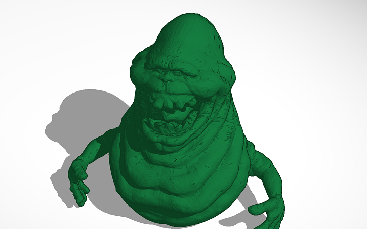 3D design Ghostbusters Slimer - Tinkercad