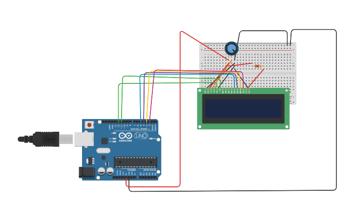 Circuit design Hello World - Tinkercad