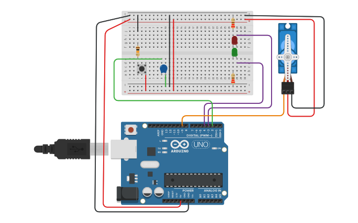 Circuit design barriere1 | Tinkercad