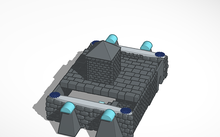 3D design fortress | Tinkercad