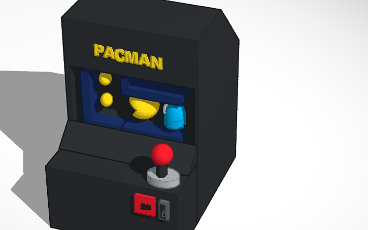 3D design pacman - Tinkercad