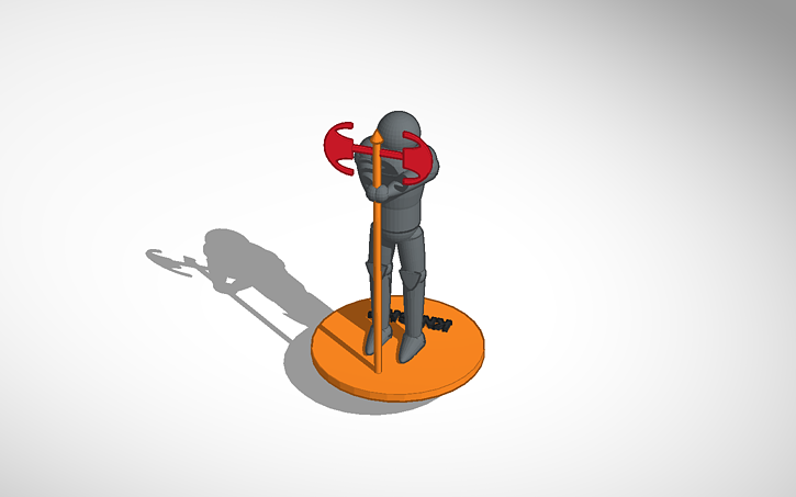 3D design knight - Tinkercad