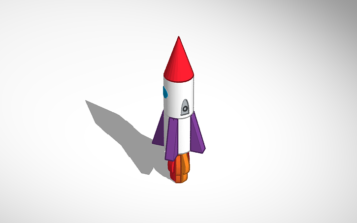 3D design Rocket | Tinkercad