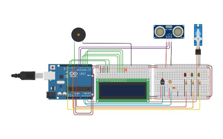 Circuit design Arduino project(1) | Tinkercad