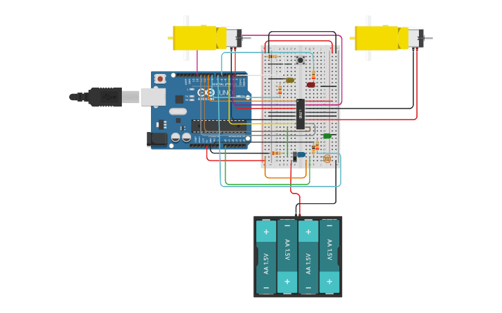 Circuit design Wall-E 5.0 Rev D - Tinkercad