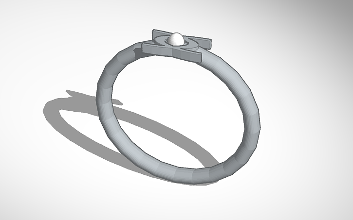 3D design ring - Tinkercad