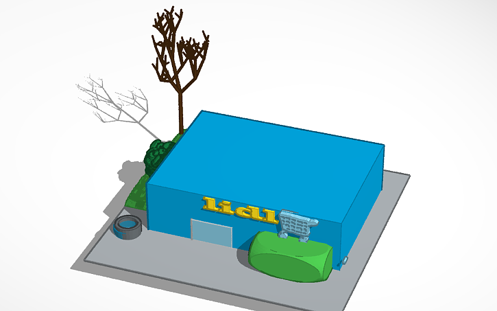 3D design lidl - Tinkercad