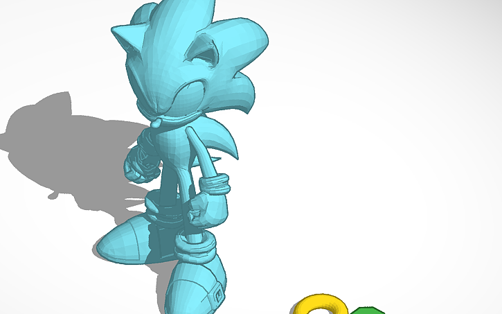 3D design Copy of Sonic The Hedgehog (Forces) - Tinkercad