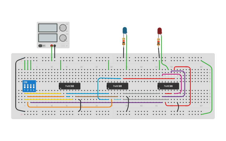 Circuit Design Full Adder Using Nand Gates Tinkercad Circuit Design Full Adder Using Nand Gates Tinkercad