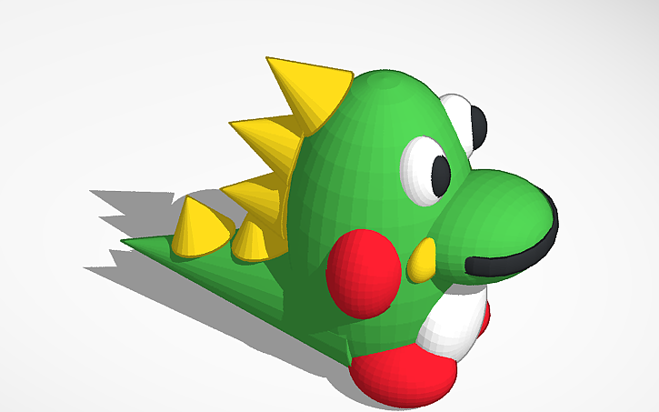 3D design bubble bobble: Bub - Tinkercad