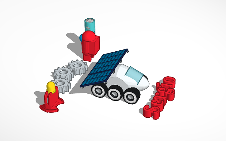 3D design Rover - Tinkercad