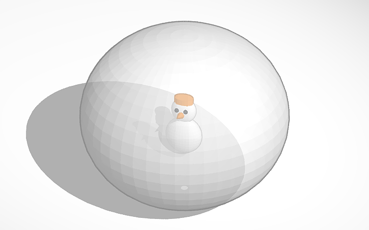 3D design Snow Globe | Tinkercad