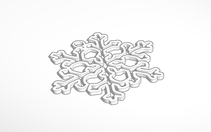3D design Snowflake | Tinkercad