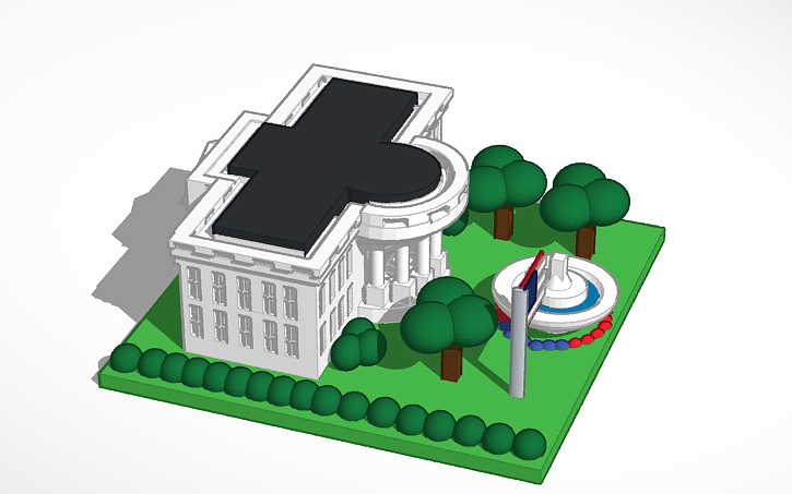 White House Tinkercad