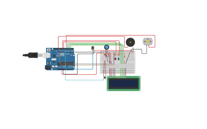 Circuit design Mini Temperature Sensor - Tinkercad