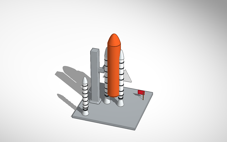 Cad Software Rocketship 3D design Rocketship | Tinkercad