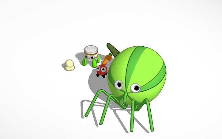 3D design All BugSnaxs in Flavor Falls - Tinkercad