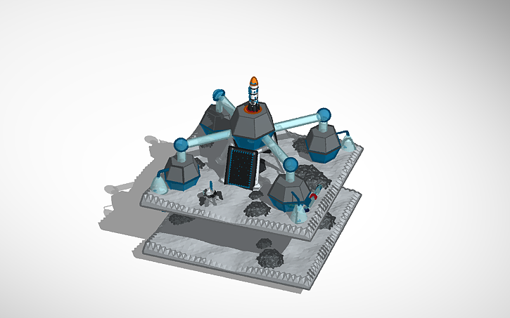 3D design Lunar Base | Tinkercad
