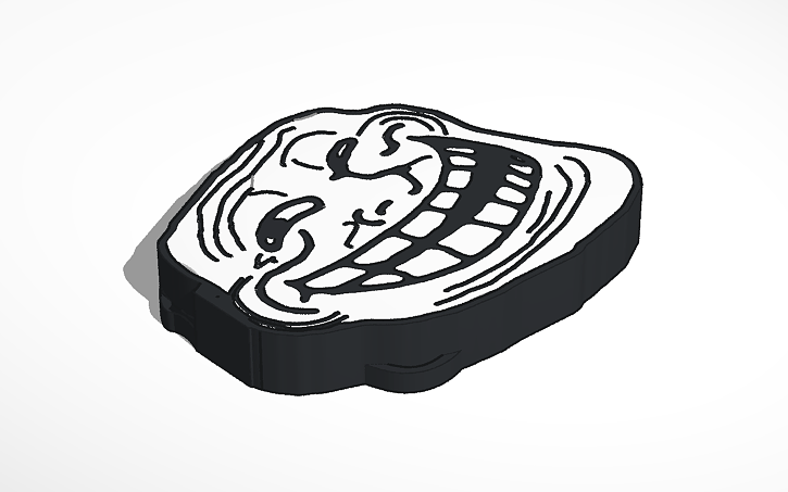 Copy Of Troll Face Tinkercad
