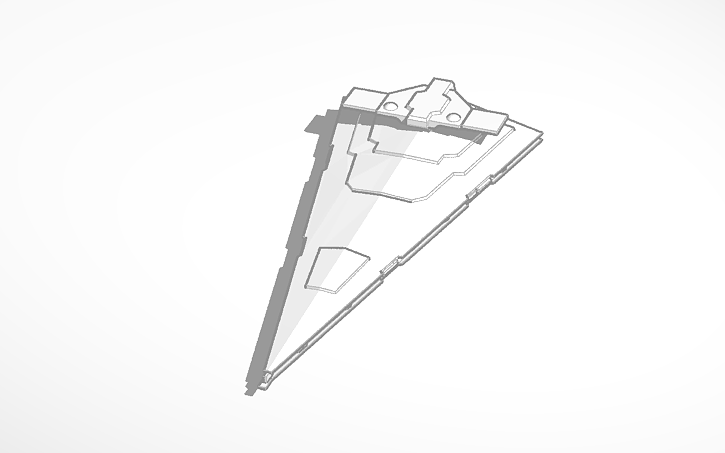 Resurgent Class Star Destroyer Tinkercad
