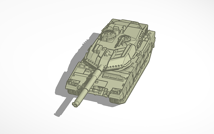 3D design leapord tank - Tinkercad
