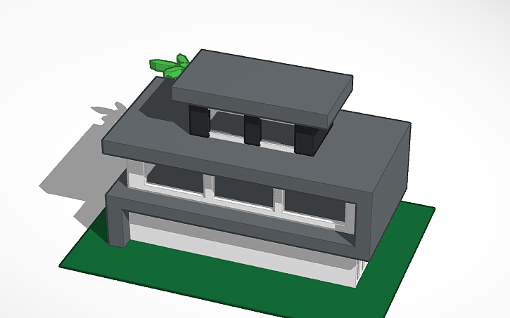 3D Design Casa Moderna Tinkercad 3d-design-casa-moderna-tinkercad