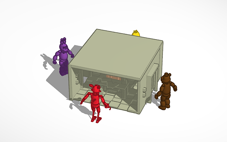 3d Design Fnaf Tinkercad