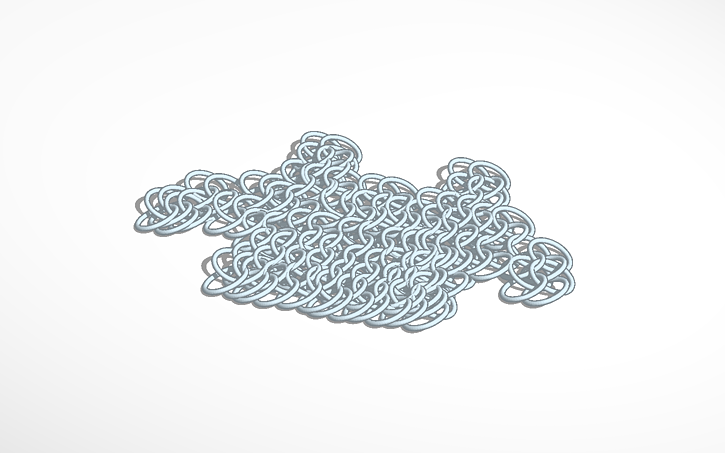 3D design Powerful chainmail - Tinkercad